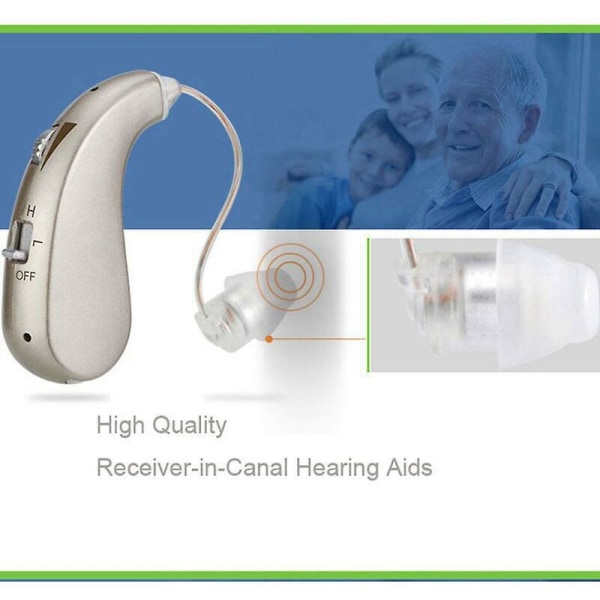 1 stycke uppladdningsbar digital hörapparat USB - power ljudförstärkare för patienter med hörselnedsättning äldre personer