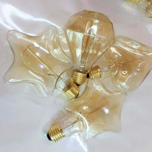 YOLISTAR 220V-240V Edison Lampa - Vintage LED-lampa Dekorativ Lampa E27 - Diamant