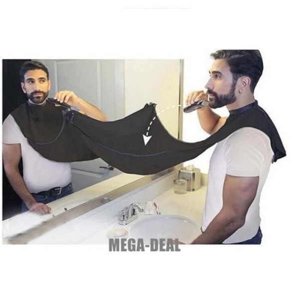 Mega-Deal Skäggförkläde, Skägghaklapp, Beard Cape för att göra rakningen enklare och repa inte diskbänken varje gång du klipper