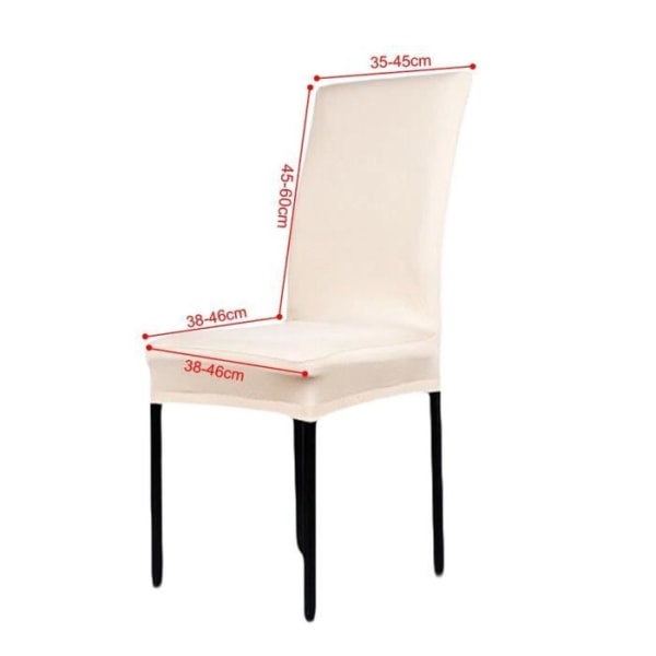 6 X Stretch Chair Cover Stretch Chair Cover Slipcover för matstol