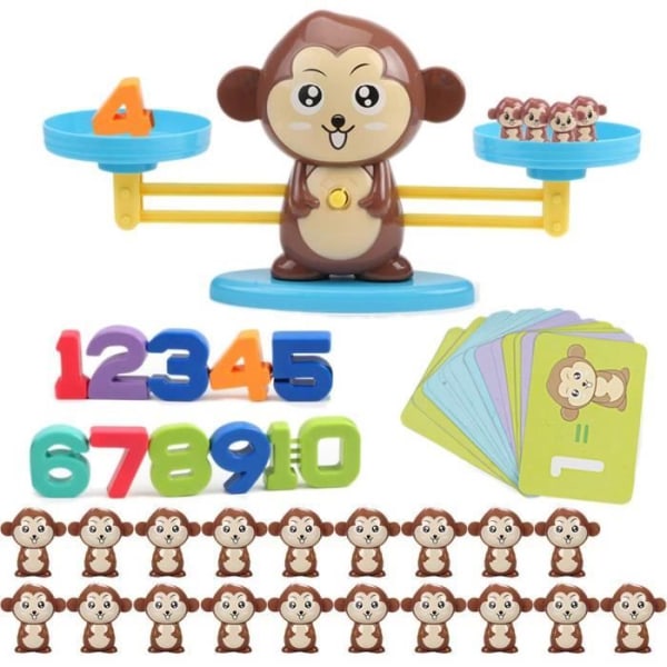 Monkey Digital Balance Scale, Early Learning Balance Scale Toy, Children's Math Scale, Leksaker
