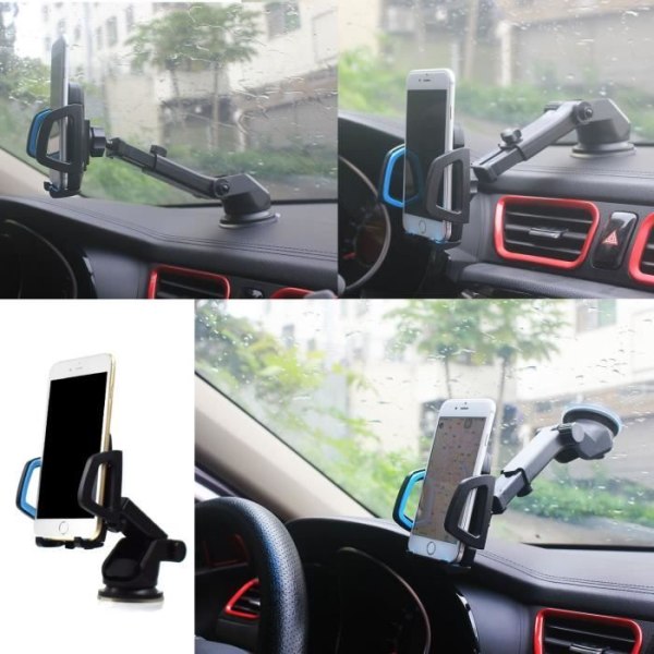 Biltelefonhållare sugkopp rotation 360 universal GPS vindruta För Smartphone iPhone X-8-7-6 Plus Samsung Huawei Xiaomi