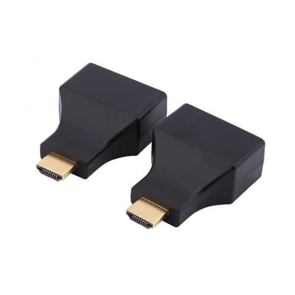 HDMI till RJ45 nätverksförlängningskabel med dubbla portar från dator Cat 5e & 6 HD 1080P 3D