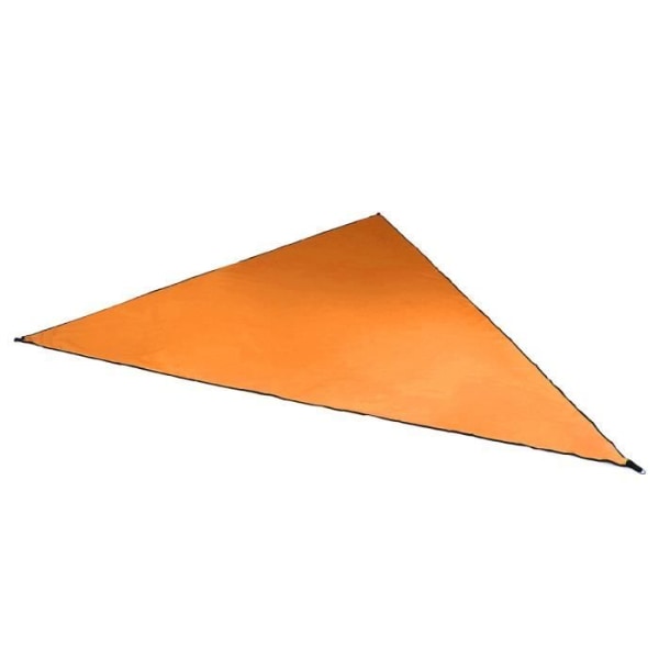 TEMPSA vattentätt triangulärt skärmsegel - Orange - 4x4x4m - Anti-UV-skydd