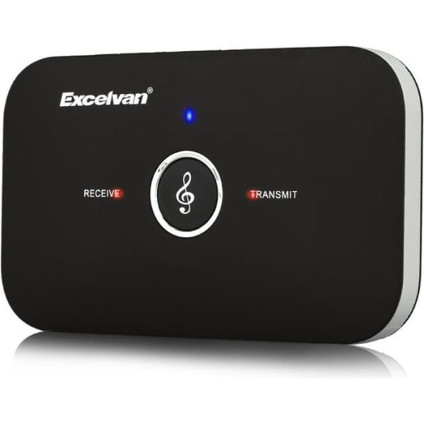 Excelvan RT-B6 2-i-1 Bluetooth-sändare och mottagare trådlös ljudadapter med 3,5 mm Audio Hifi Audio för Smartphone-TV -PC