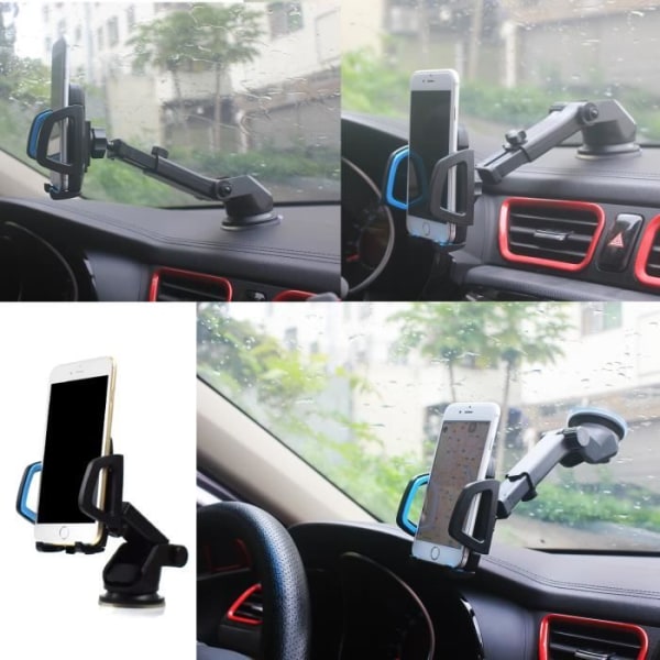 Biltelefonhållare Sugkopp 360 Rotate Universal GPS vindruta luftventil för smartphone iPhone 12-X-8-7-6 Plus Samsung Huawei