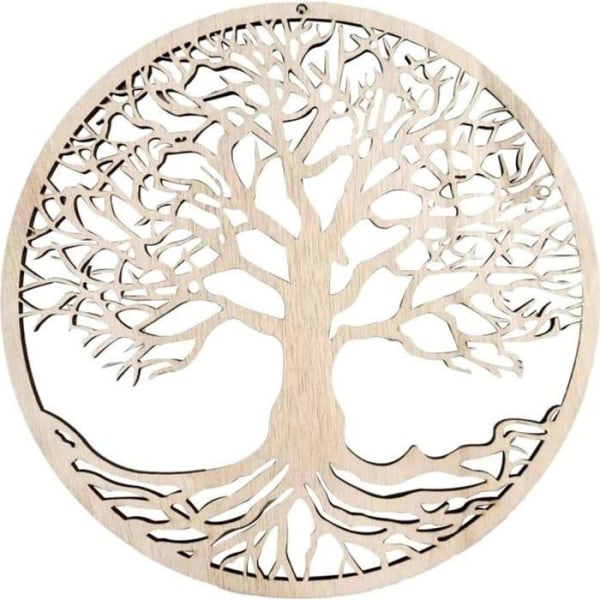 Livets träd Väggdekor Livsträd i trä Väggkonst - Inflyttningspresent Heminredningsskulptur