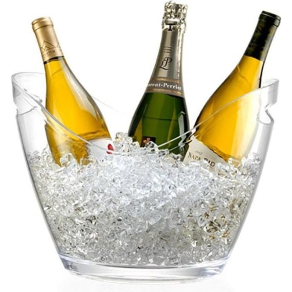 Champagnehink 3 flaskor - För Champagne, Ishink - Genomskinlig