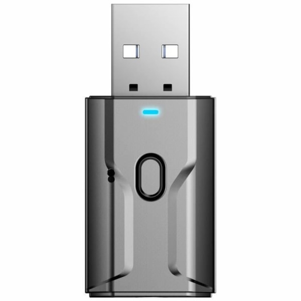 USB Bluetooth 5.0 Adaptrar 3,5 mm musikmottagare och sändare 2 i 1 adapter för PC, dator, TV, bil