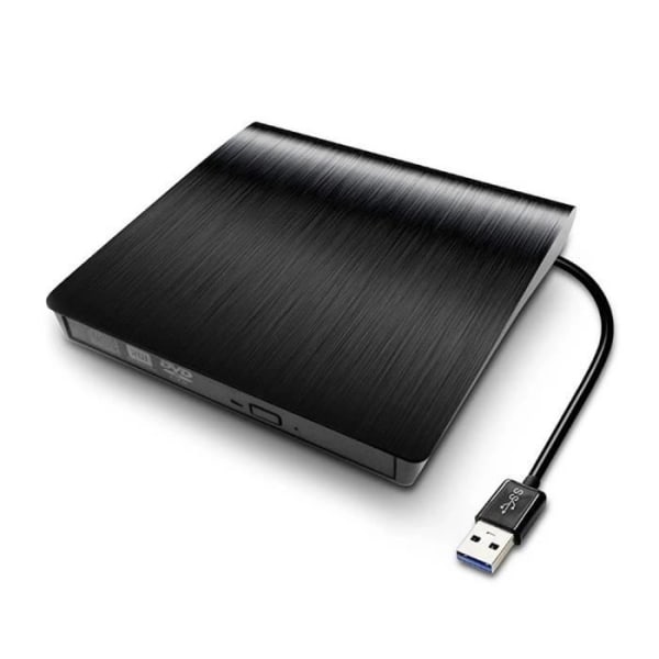 Slim USB 3.0 Extern DVD RW CD Brännare Drive Writer Reader Player för PC Laptop