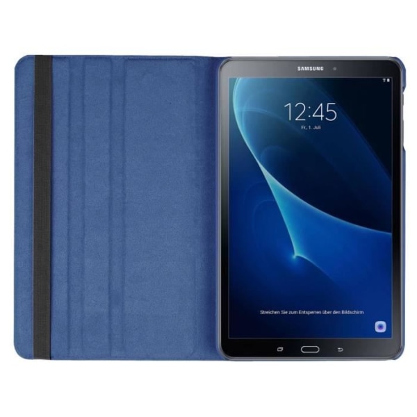Samsung Galaxy Tab A6 10.1 Fodral - 360 Rotation Läderfodral Skydd för Samsung Tab A6 10.1 SM-T580/T585 surfplatta – Mörkblå