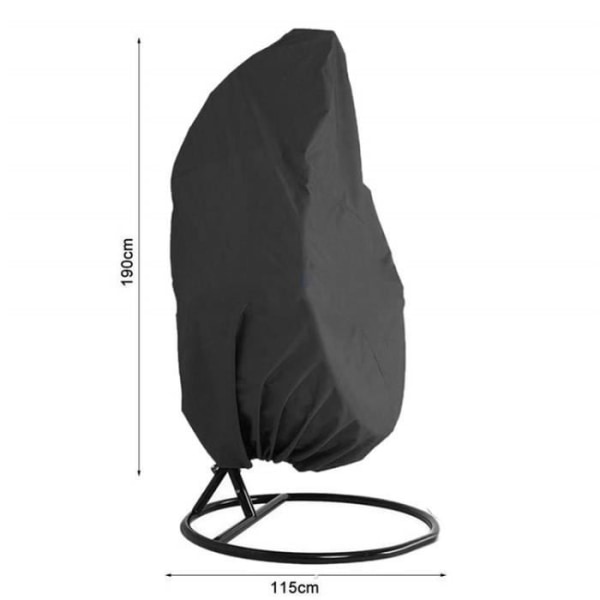 Äggskydd Vattentät stol Trädgårdsrotting rotting hängstol, 75in H x 45inD