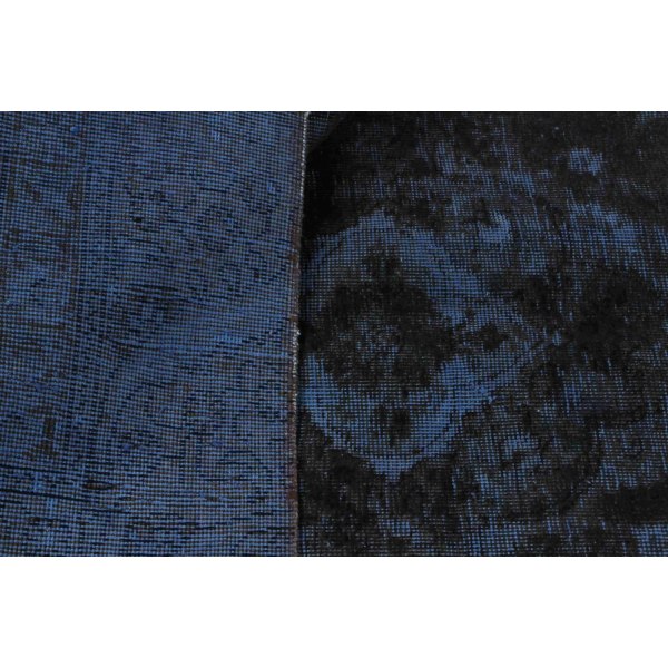 Handknuten Orientaliskt Vintagematta Blå/Mörkblå 270x355cm Blå