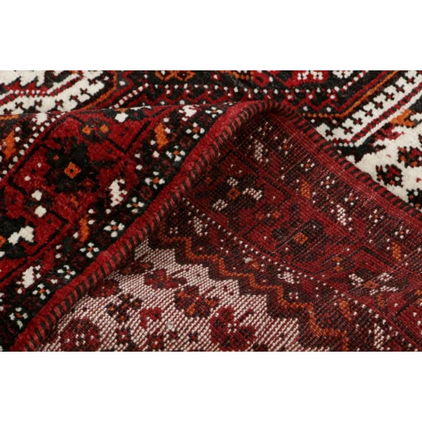 Handknuten Orientaliskt Patinamatta Shiraz 112x153cm Röd