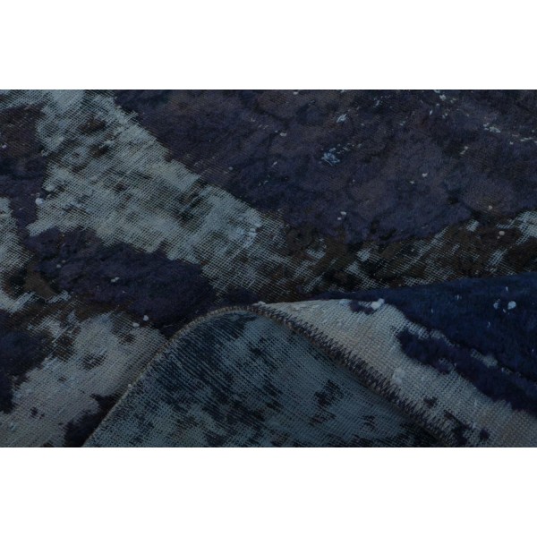Handknuten Orientaliskt Vintagematta Blå/Mörkblå 257x348cm Blå