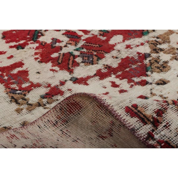 Handknuten Orientaliskt Vintagematta Shiraz 96x136cm Vit