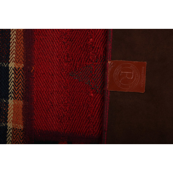 Handknuten Orientaliskt Patchworkmatta Shiraz/Azerbajdzjan 145x2 Röd