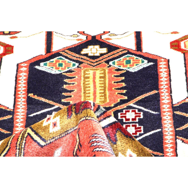 Handknuten Orientaliskt Patinamatta Quchan 122x167cm multifärg