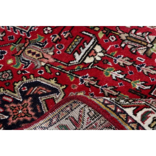 Handknuten Orientaliskt Patinamatta Tabriz 95x150cm Röd