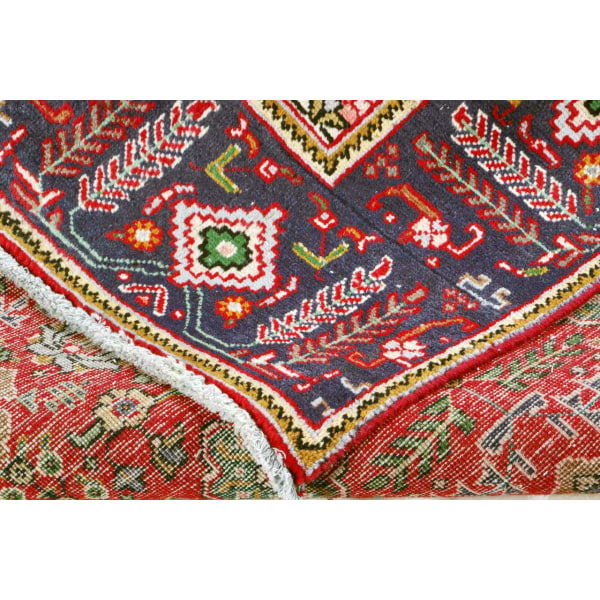 Handknuten Original Orientaliskt Vintagematta Tabriz 272x355cm Röd