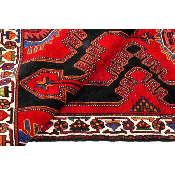 Handknuten Orientaliskt Patinamatta Bakhtiar 115x272cm Röd