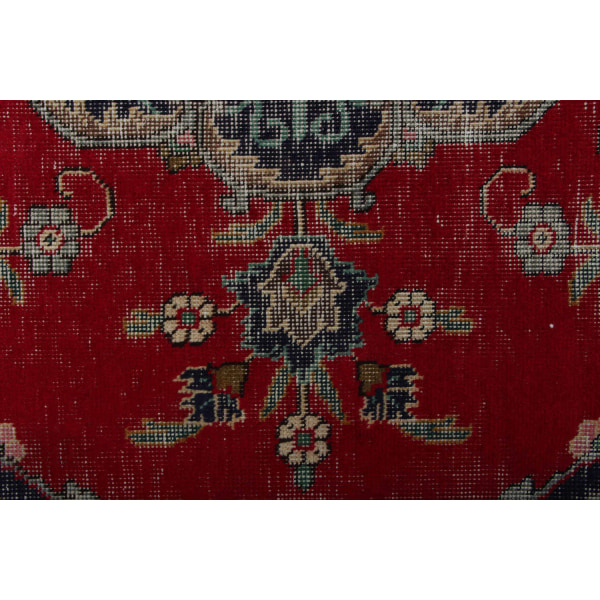 Handknuten Original Orientaliskt Vintagematta Tabriz 233x337cm Röd