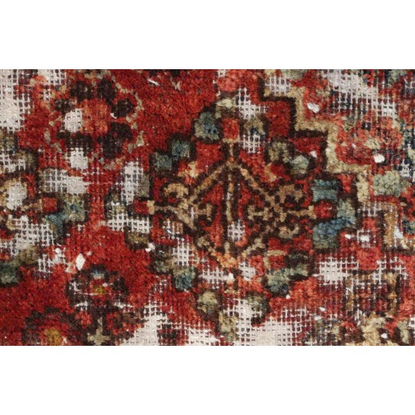 Handknuten Orientaliskt Vintagematta Tabriz 110x165cm Röd