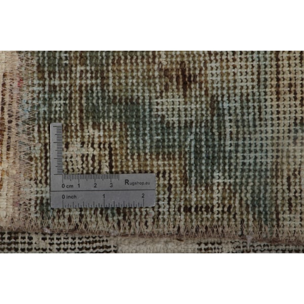 Handknuten Orientaliskt Patchworkmatta Ull/Garn 175x220cm Brun