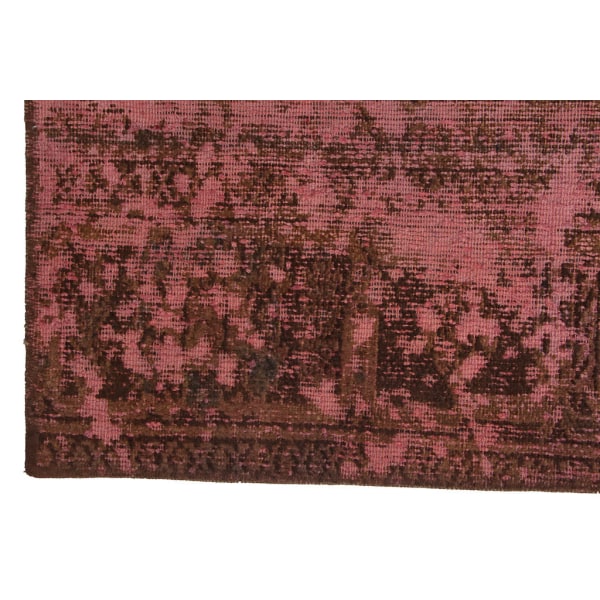 Handknuten Orientaliskt Vintagematta Tabriz Ull 137x177cm Rosa