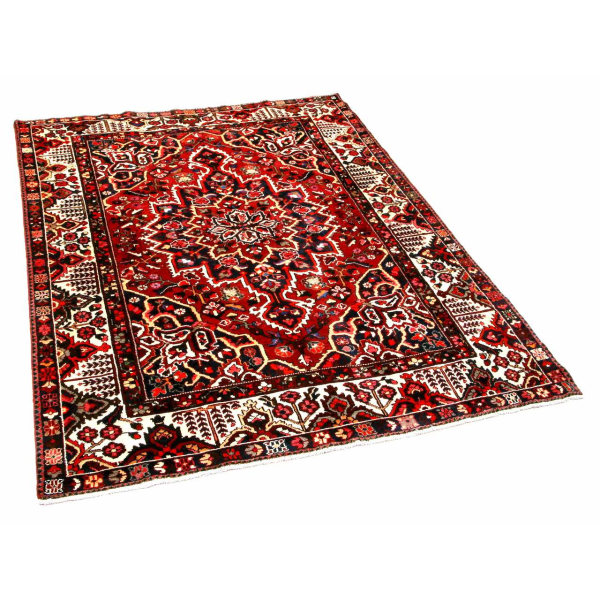 Handknuten Orientaliskt Patinamatta Bakhtiar 217x297cm Röd