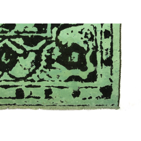 Handknuten Orientaliskt Vintagematta Tabriz 154x174cm Grön