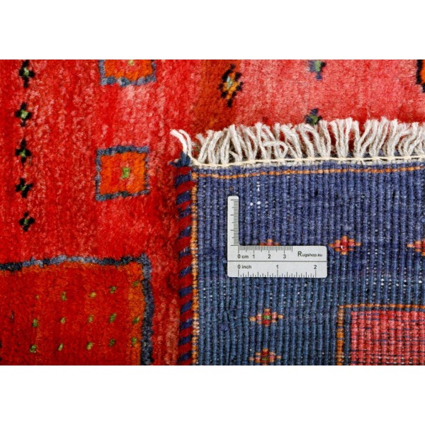 Handknuten Orientaliskt Matta Gabbeh Shiraz Röd/Blå 97x172cm Röd