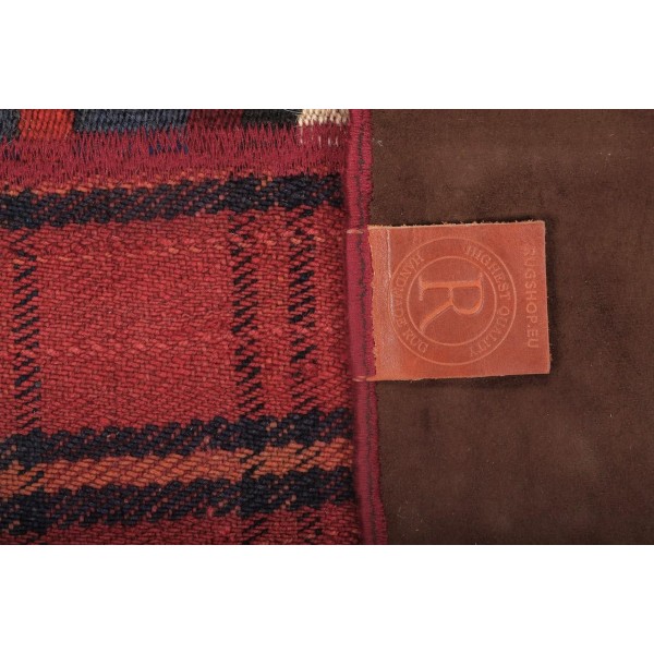 Handknuten Orientaliskt Patchworkmatta Shiraz/Azerbajdzjan 161x2 Röd