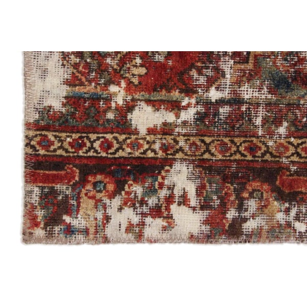 Handknuten Orientaliskt Vintagematta Tabriz 110x165cm Röd