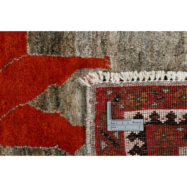 Handknuten Orientaliskt Patinamatta Shiraz 155x230cm Röd