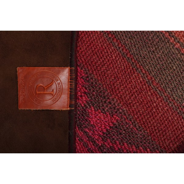 Handknuten Orientaliskt Patchworkmatta Shiraz/Azerbajdzjan 83x25 Rosa