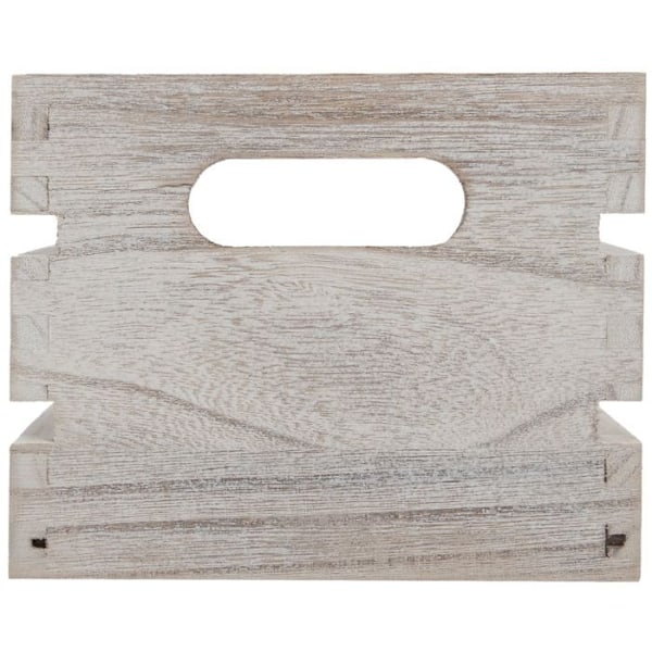 Set med 6 Histoire lådor - Massivt Paulownia trä - Ljusgrå - Modernt - Design Ljusgrått