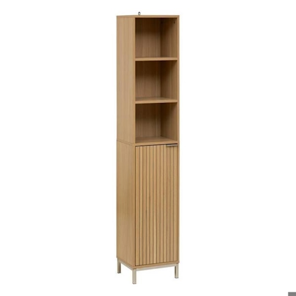 5five - kolumn "ränta" 1 dörr i naturligt träeffekt Beige