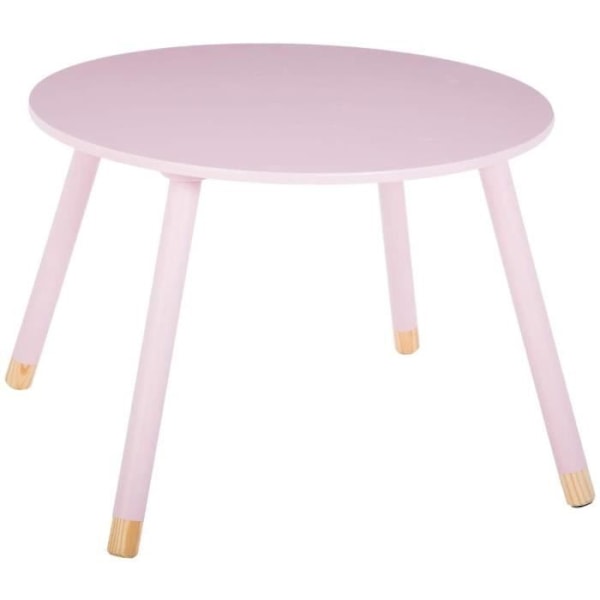 Atmosphera Table Douceur Rose til Børn i Træ Ø60cm592