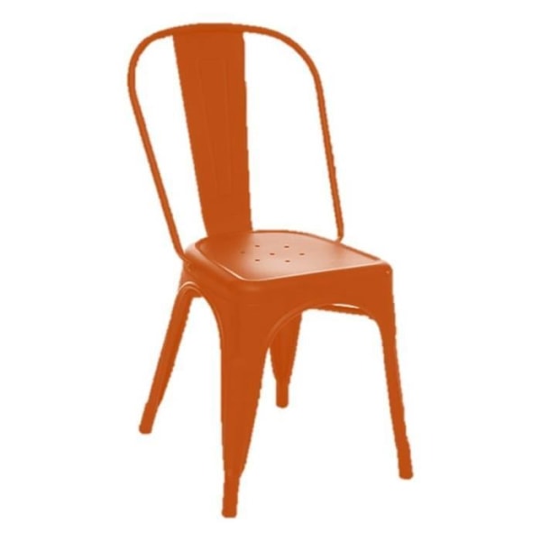 Stol ATMOSPHERA NIKO – Moderne, metal, orange Orange