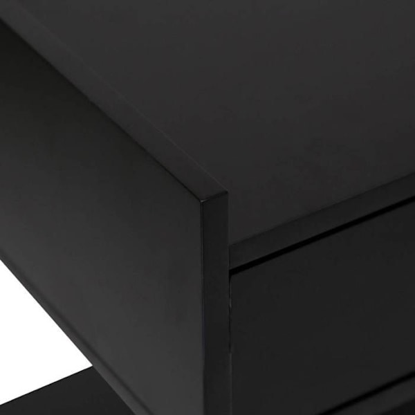 Buffet - ATMOSPHERA - Tedy - 2 døre - MDF og metal - Sort
