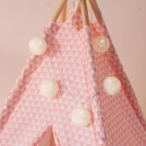 Lasten koriste-teltta h160cm vaaleanpunainen Rosa