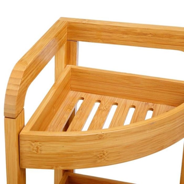 Bambuinen kulmahylly 3 tasoa
