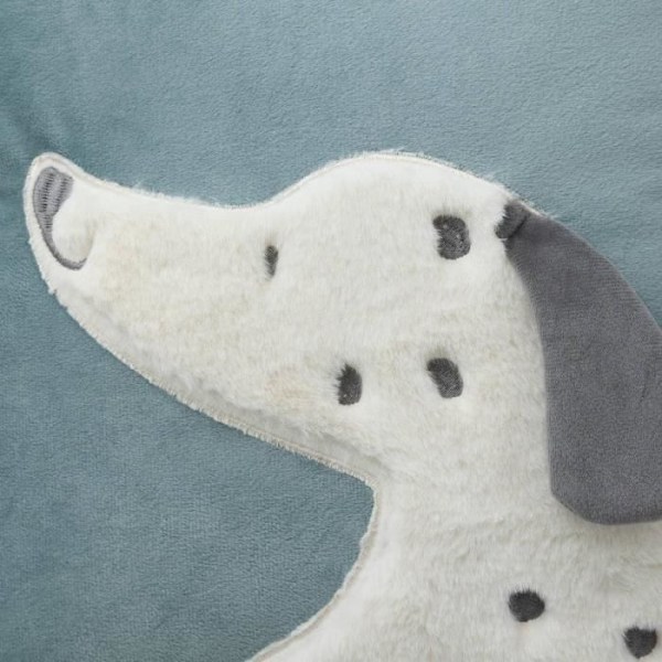 KVADRAT PLETTET DALMATISK BLÅ - Atmosphera indretningsdesigner