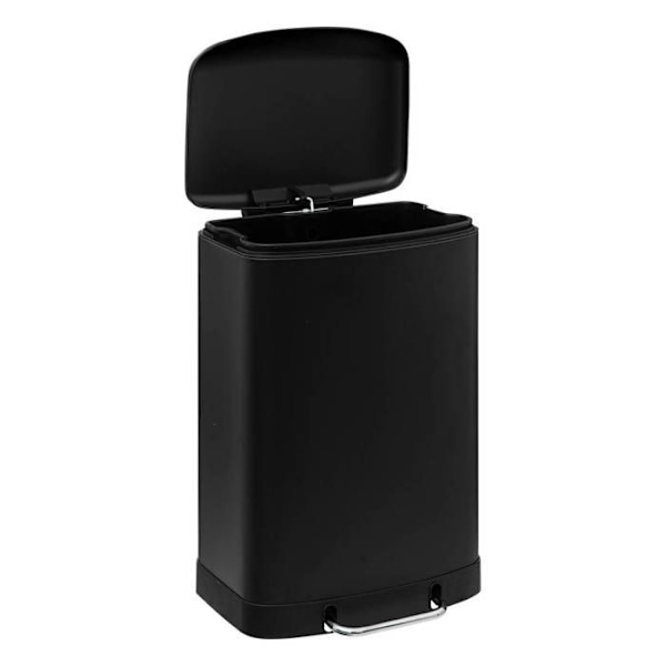 5five - pedalspand "ariane" metal 50l sort Svart