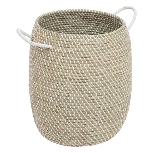 Dekorative kurve - Atmosphera - Soleya - Sæt af 2 - Beige - Rattan og TPU - 39cm Beige