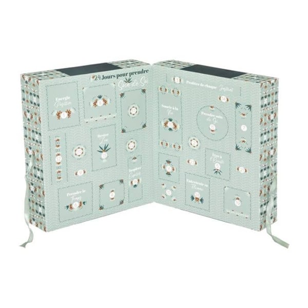Julekalender - Atmosphera - 24 tilbehør - Dimensioner 25x14x35 cm - Indendørs - Unisex