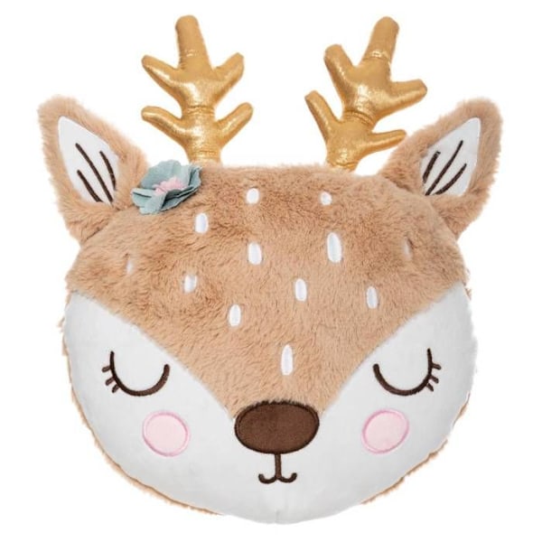 Børnepude "Biche" 31x38 cm - Brun - Atmosphera indretningsdesigner Brun
