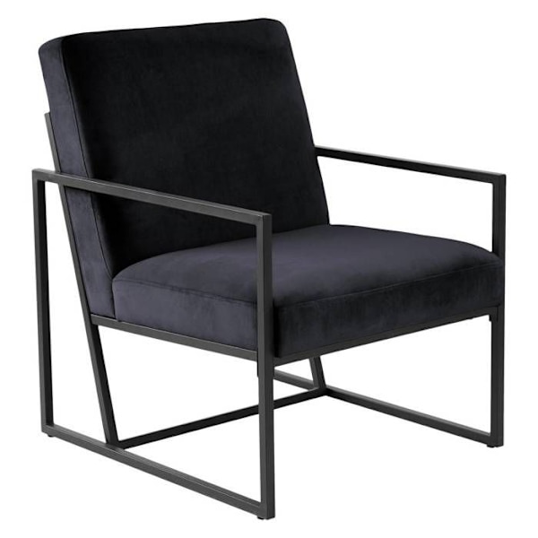 Atmosphera - Moderne Sæde i Sort Velour