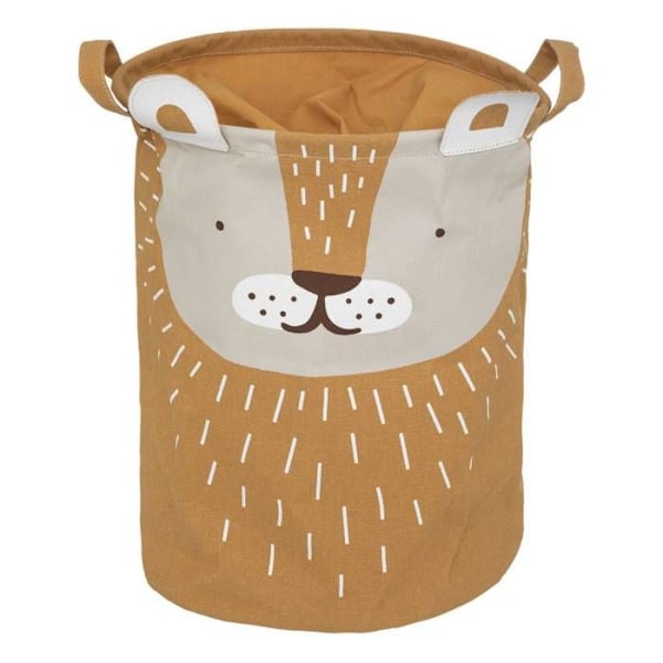 Opbevaringspose - ATMOSPHERA - Løve D 32 cm - Polyester og polypropylen - Flerfarvet Flerfarvet